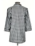Assorted Brands 100% Cotton Checkered-gingham Gray 3/4 Sleeve Button-Down Shirt Size S - photo 2