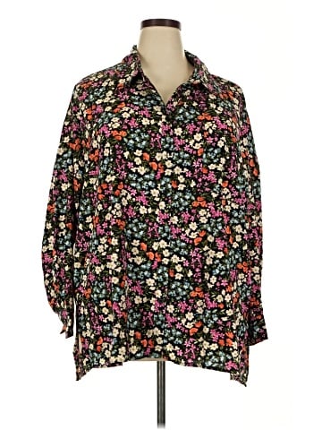 Emily Wonder 3/4 Sleeve Blouse (view 1)