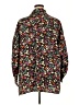 Emily Wonder 100% Polyester Floral Black 3/4 Sleeve Blouse Size 2X - photo 2