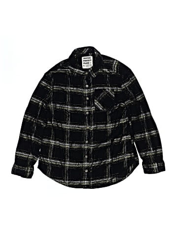 Justice Long Sleeve Button-Down Shirt (view 1)