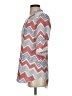 Iz Byer 100% Polyester Chevron-herringbone Silver 3/4 Sleeve Blouse Size S - photo 5
