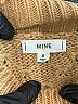 Mine 100% Acrylic Color Block Tan Turtleneck Sweater Size S - photo 7