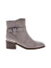 Liz Claiborne Gray Ivory Ankle Boots Size 8 - photo 1