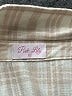 Pink Lily Plaid Tan Long Sleeve Blouse Size XS - photo 7