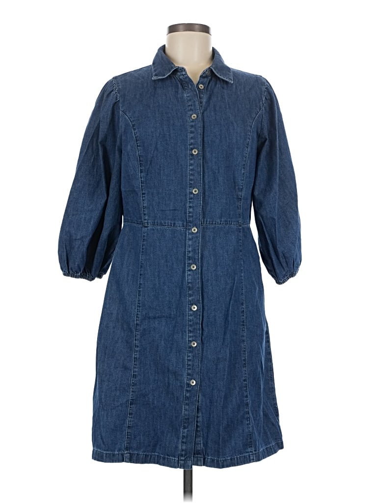 Pre-owned Gap Casual Dress In Blue
