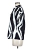 Shein Stripes Black Short Sleeve Blouse Size 6 - photo 5