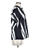 Shein Stripes Black Short Sleeve Blouse Size 6 - photo 4
