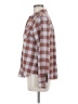 Maurices Checkered-gingham Brown Long Sleeve Button-Down Shirt Size M - photo 5