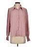Shein 100% Polyester Polka Dots Pink Long Sleeve Blouse Size S - photo 1
