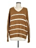 Wishlist Stripes Brown Pullover Sweater Size M - photo 1