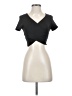 Shein Black Short Sleeve T-Shirt Size S - photo 1
