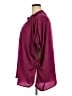 Impressions 100% Polyester Burgundy Long Sleeve Blouse Size 2X - photo 5