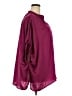 Impressions 100% Polyester Burgundy Long Sleeve Blouse Size 2X - photo 4