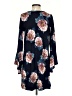 Altar'd State Floral Blue Casual Dress Size S - photo 2