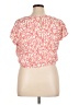 Versona 100% Rayon Pink Short Sleeve Blouse Size XXL - photo 2