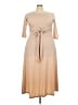 Unbranded Tan Casual Dress Size 3X - photo 1