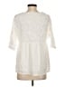 Unbranded Ivory Short Sleeve Blouse Size S - photo 2