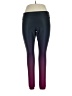 Be Inspired Color Block Purple Yoga Pants Size XL - photo 1