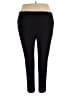 Terra & Sky Solid Black Active Pants Size 2X - photo 2