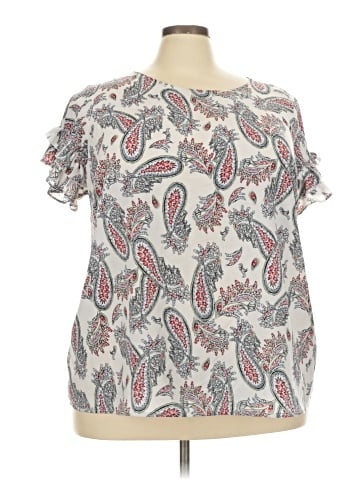 Lane Bryant Short Sleeve Blouse (view 1)