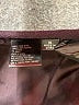 Unbranded 100% Wool Solid Burgundy Wool Skirt Size 14 - photo 4
