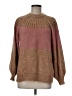 Vestique Color Block Brown Pullover Sweater Size M - photo 1