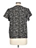 Shein 100% Polyester Stars Black Short Sleeve Blouse Size L - photo 2