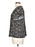 Shein 100% Polyester Stars Black Short Sleeve Blouse Size L - photo 5