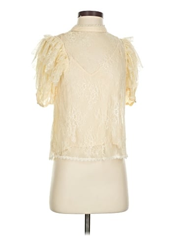 Free People Short Sleeve Blouse (view 1)