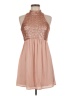 Forever 21 100% Nylon Tan Cocktail Dress Size M - photo 1