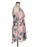 Lush 100% Polyester Floral Pink Casual Dress Size M - photo 4