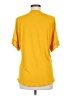 One September 100% Viscose Yellow Short Sleeve Blouse Size M - photo 2