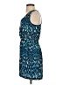 Aqua 100% Silk Print Blue Cocktail Dress Size S - photo 5