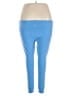 Buffbunny Collection Solid Blue Active Pants Size 3X - photo 2