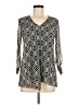 Alfani 100% Nylon Black 3/4 Sleeve Blouse Size M - photo 1