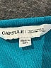 CAPSULE 100% Viscose Teal 3/4 Sleeve Blouse Size 24 - photo 7