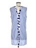 CAbi 100% Polyester Blue Sleeveless Blouse Size M - photo 2