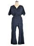 Shein 100% Polyester Polka Dots Blue Jumpsuit Size 12 - photo 1