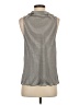 Left Coast by Dolan Black Ivory Sleeveless Blouse Size S - photo 2