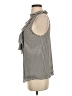 Left Coast by Dolan Black Ivory Sleeveless Blouse Size S - photo 5