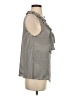 Left Coast by Dolan Black Ivory Sleeveless Blouse Size S - photo 4