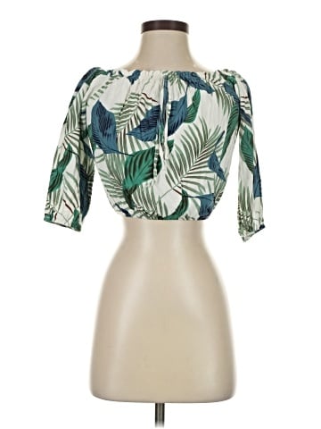 Papaya Short Sleeve Blouse (view 1)
