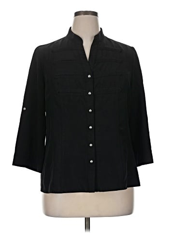 Kathie Lee 3/4 Sleeve Blouse (view 1)