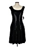 Connected Apparel Black Cocktail Dress Size 10 - photo 1