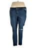 Ava & Viv Solid Blue Jeans Size 20 - photo 1