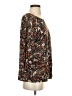 Hi-Line Black 3/4 Sleeve Blouse Size S - photo 4