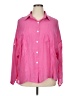 Unbranded 100% Polyester Pink Long Sleeve Blouse Size XL - photo 1