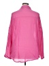 Unbranded 100% Polyester Pink Long Sleeve Blouse Size XL - photo 2