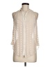 Zoa 100% Silk Ivory Sleeveless Silk Top Size 6 - photo 1
