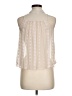 Zoa 100% Silk Ivory Sleeveless Silk Top Size 6 - photo 2
